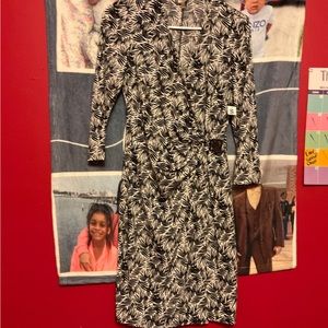 Ann Klein black and white dress